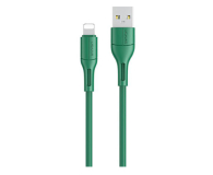 USAMS Kabel lightning 2A Fast Charge 1m zielony - 1569118 - zdjęcie 1